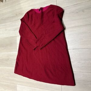 COS Dark Red Wine Sweater Wool Medium‎